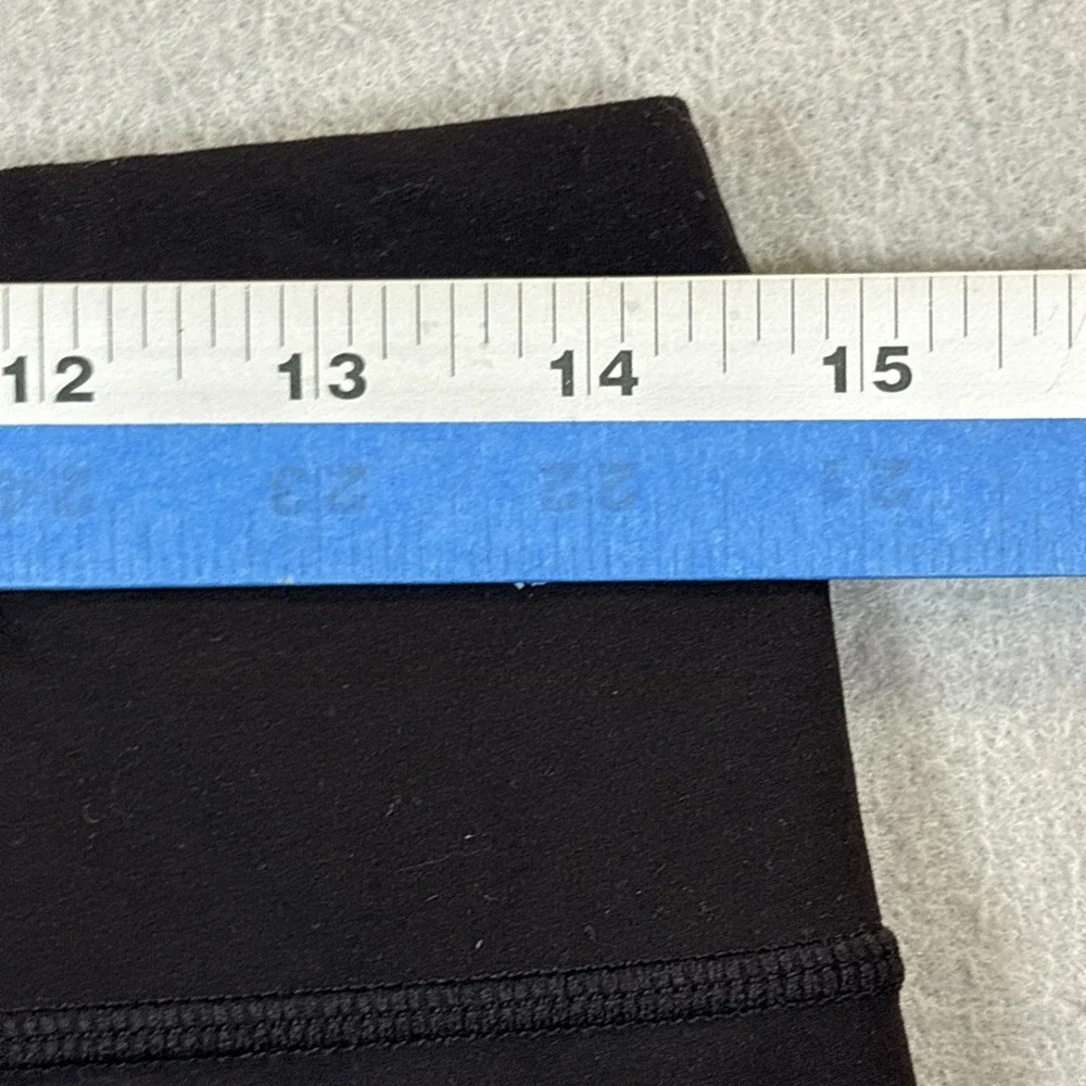 Women's Black Flare Legged‎ Active Yoga Pants - Black - Pockets - Large